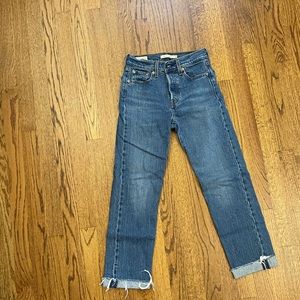 Levi's premium wedgie straight jeans